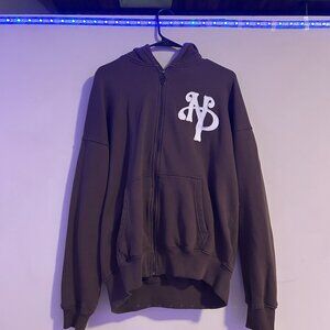 Nude Project Zip-Up Hoodie, Brown, Large